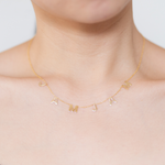 Load image into Gallery viewer, Floating Name Necklace (min. 3 letters)
