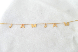 Floating Name Necklace (min. 3 letters)